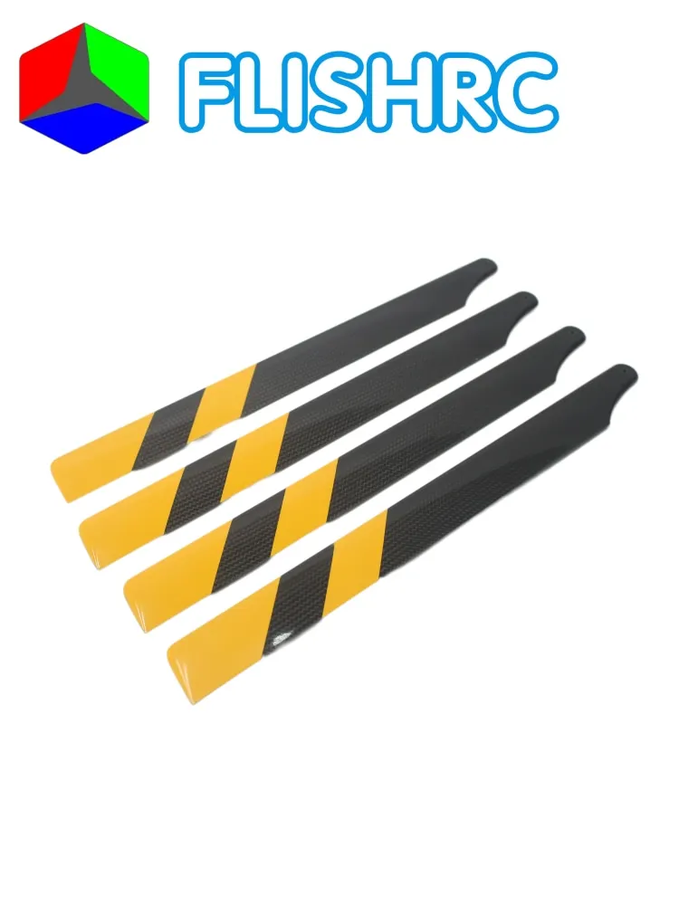 Lames principales fibre carbone FLISHRC pour hélicoptère RC 325/360/430mm