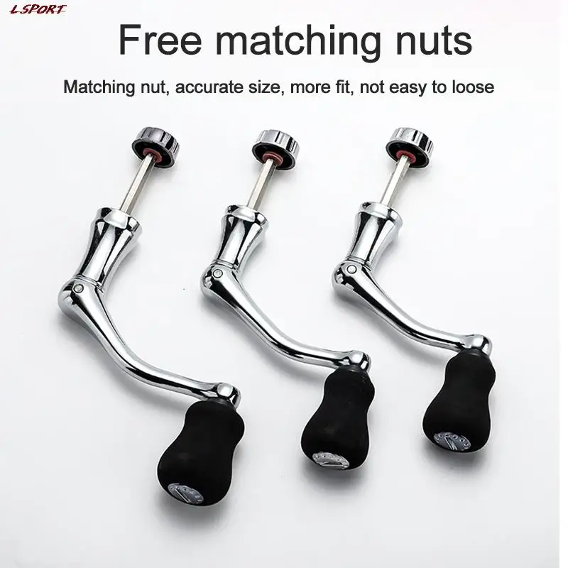 Fishing Tools Spinning Reel Handle Metal Fishing Spinning Reel Crank Handle Replacement Part