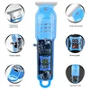 Professional Hair Cutting Machine Rechargeable  Clipper Transparent Electric Hair Trimmers For Men Cordless Hair Cut Machine 2