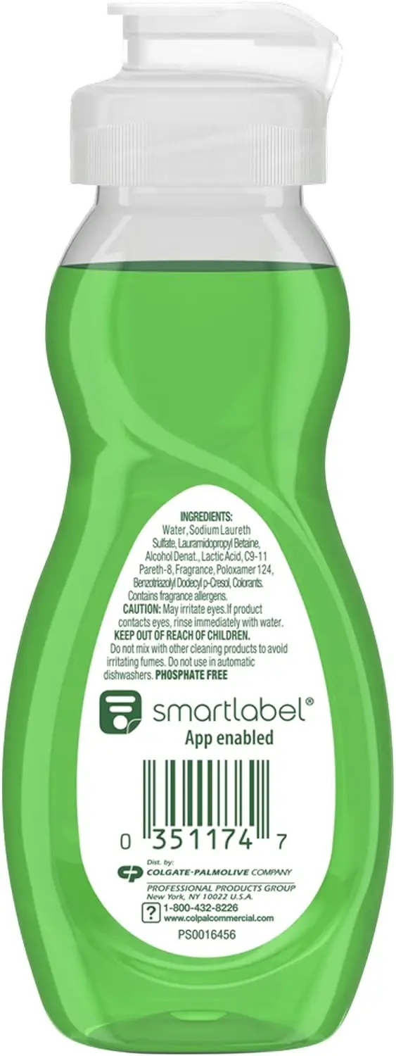 Dishwashing Liquid, Travel Dish Soap, Original Scent, Green, 3 Fluid Ounce Bottle (Case of 72) - Total of 216 Fluid Ounces
