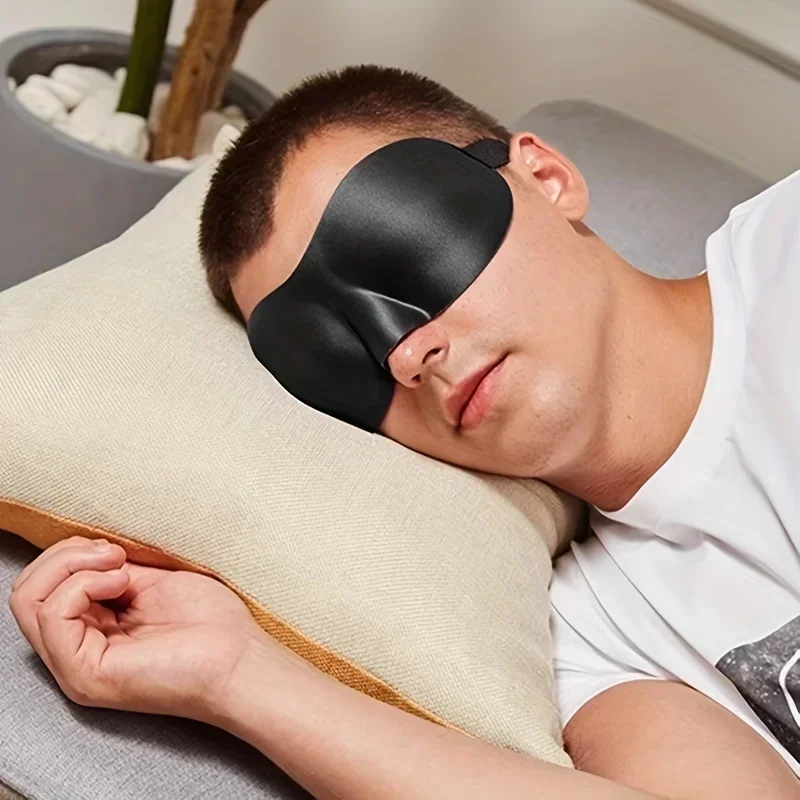 3D Sleeping Mask Eyepatch Block Out Light Soft Paded Sleep Rest Relax Aid Cover Patch Blindfold Face Shade Eyeshade Eyes Patchs