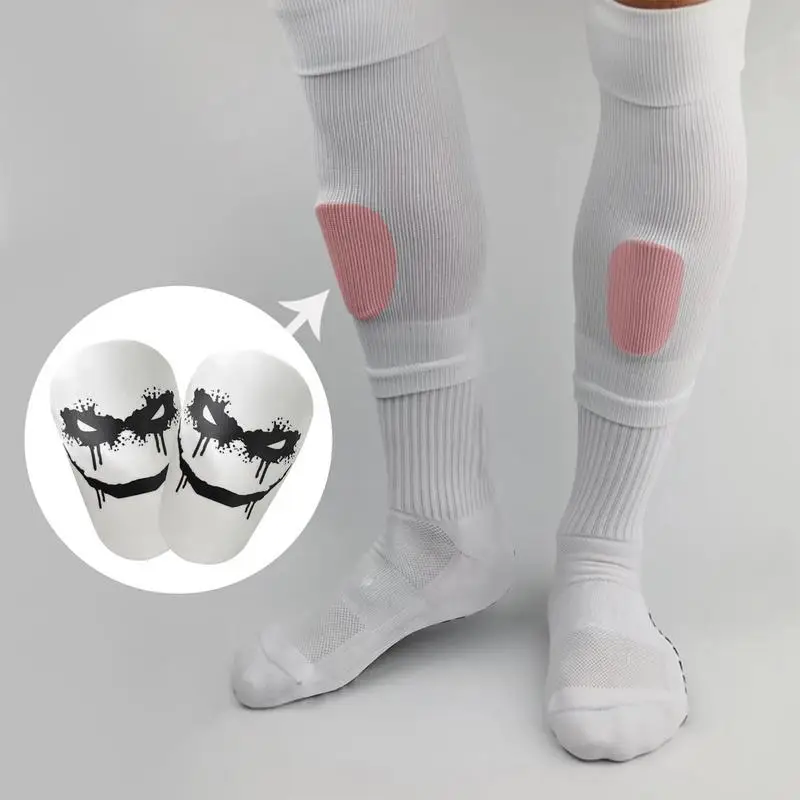 1Pair Mini Football Shin Pad Wear-resistant Shock Absorbing Leg Protector Lightweight Portable Soccer Training Shank Board