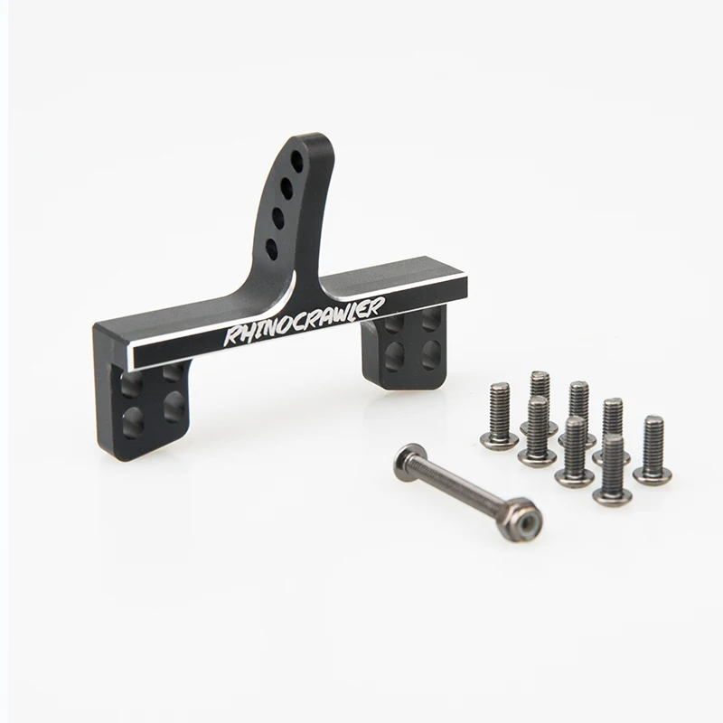 Rhinocrowler-Kit de actualización de montaje de batería, aleación de aluminio para Rhino Axial Capra Axles, enlace Servo