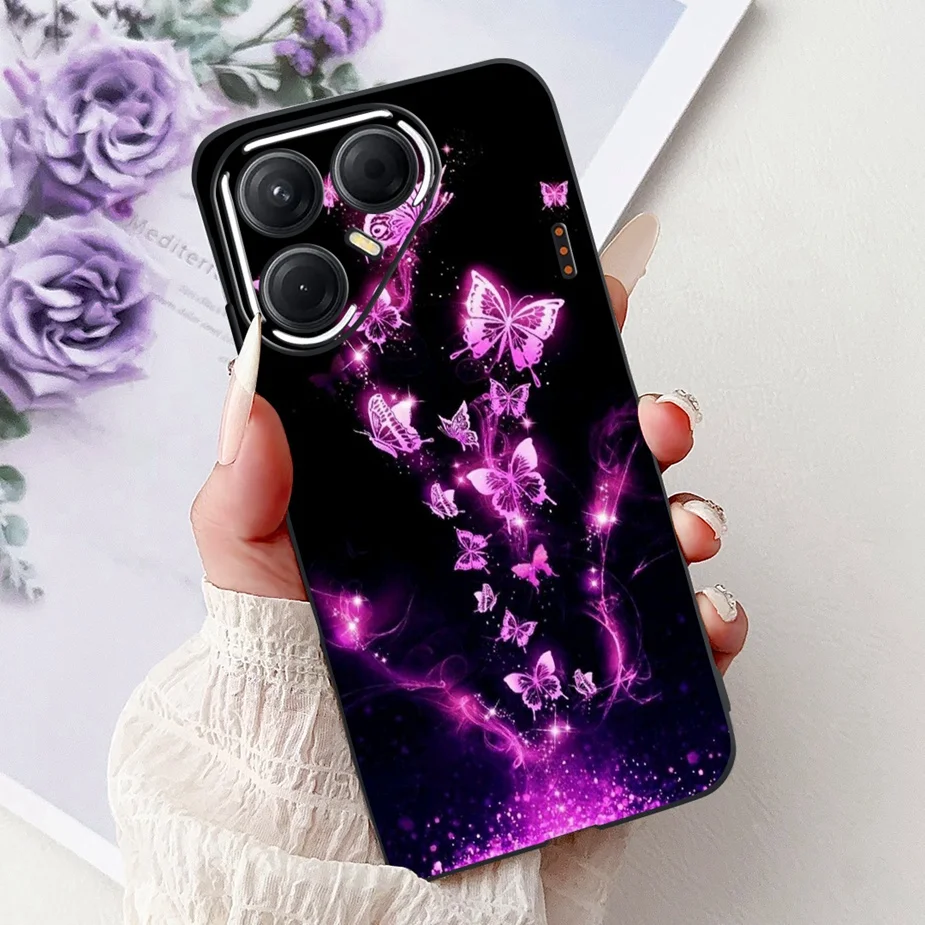 Cute Cat Painted Soft TPU Phone Case - Enhanced Protection and Style