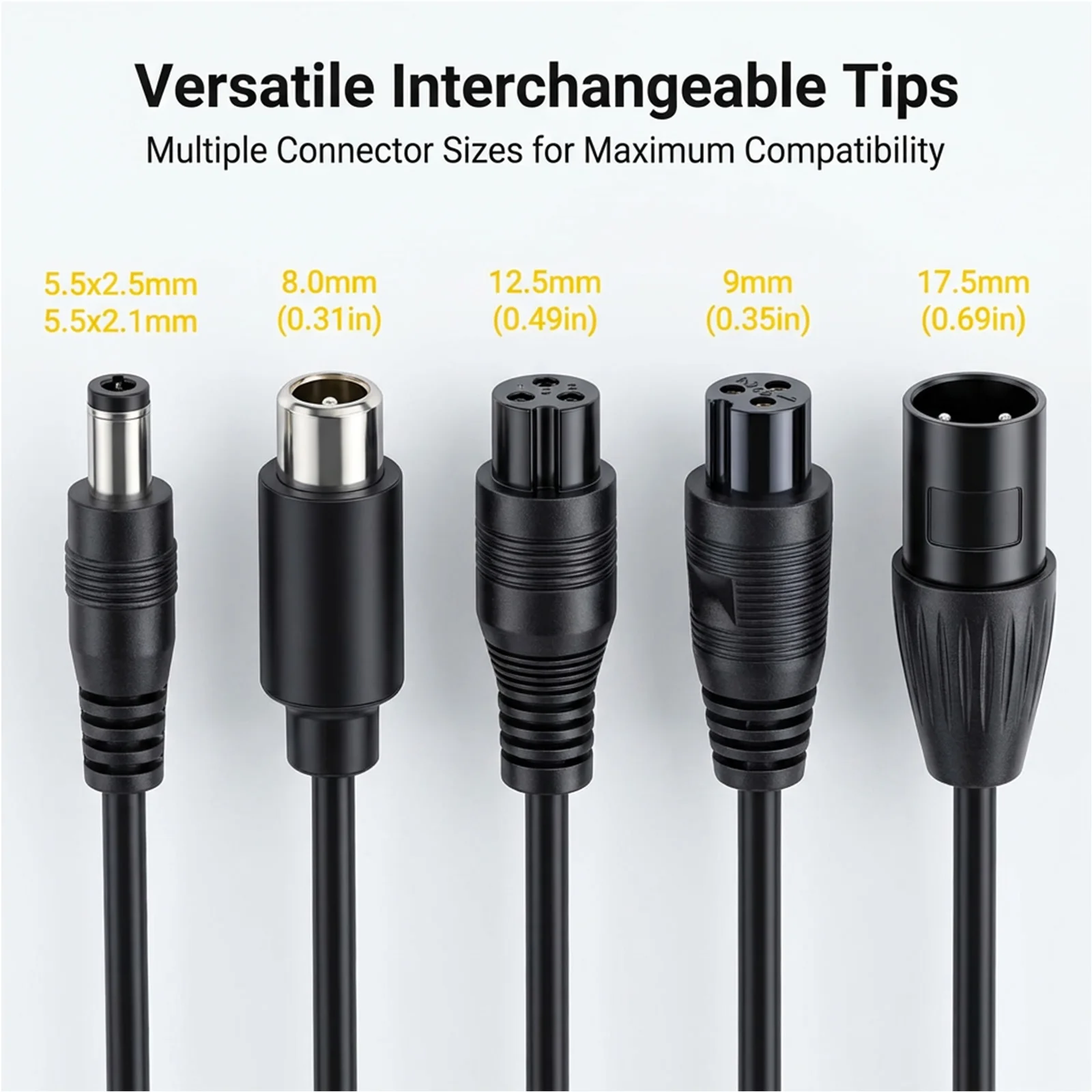 54.6V 2A 충전기 전기 자전거 리튬 배터리 충전기 DC 소켓/커넥터 (48V 13S 리튬 이바이크 배터리용)