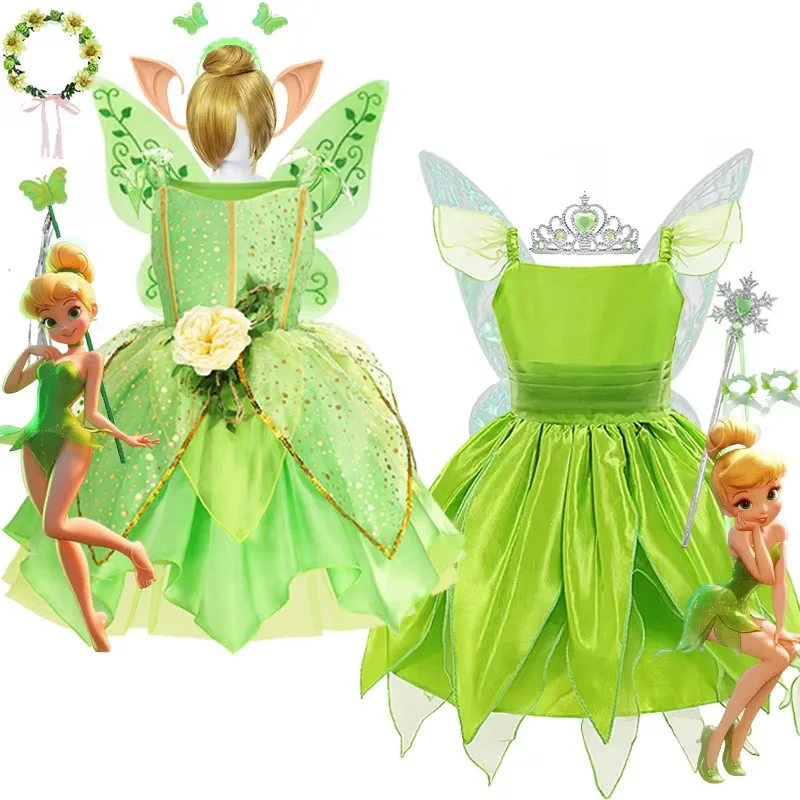 green emerald velvet dress Amazon.com: Disney Tinker Bell Costume Dress for Women