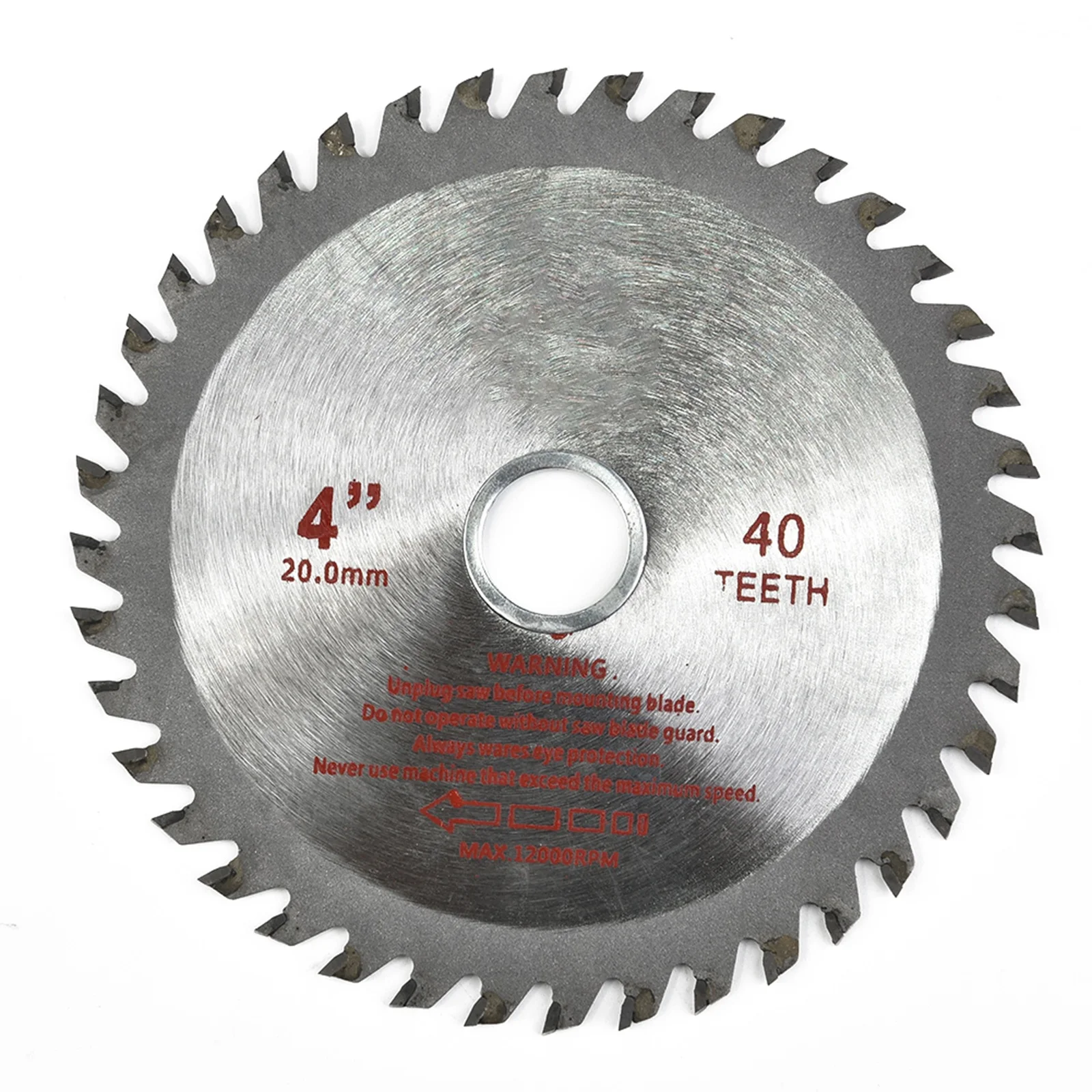 4 Inch 40 Teeth Circular Saw Blade Wood Cutting Disc For Woodworking 20mm Bore Saw Blades CNC Metalworking Power Tools Parts