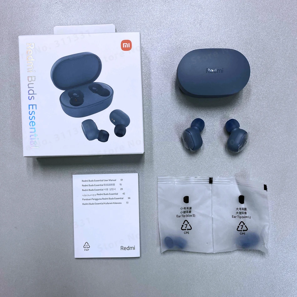 Auricular Inalambrico In Ear Bluetooth 5.2 Xiaomi Buds Essential Negro