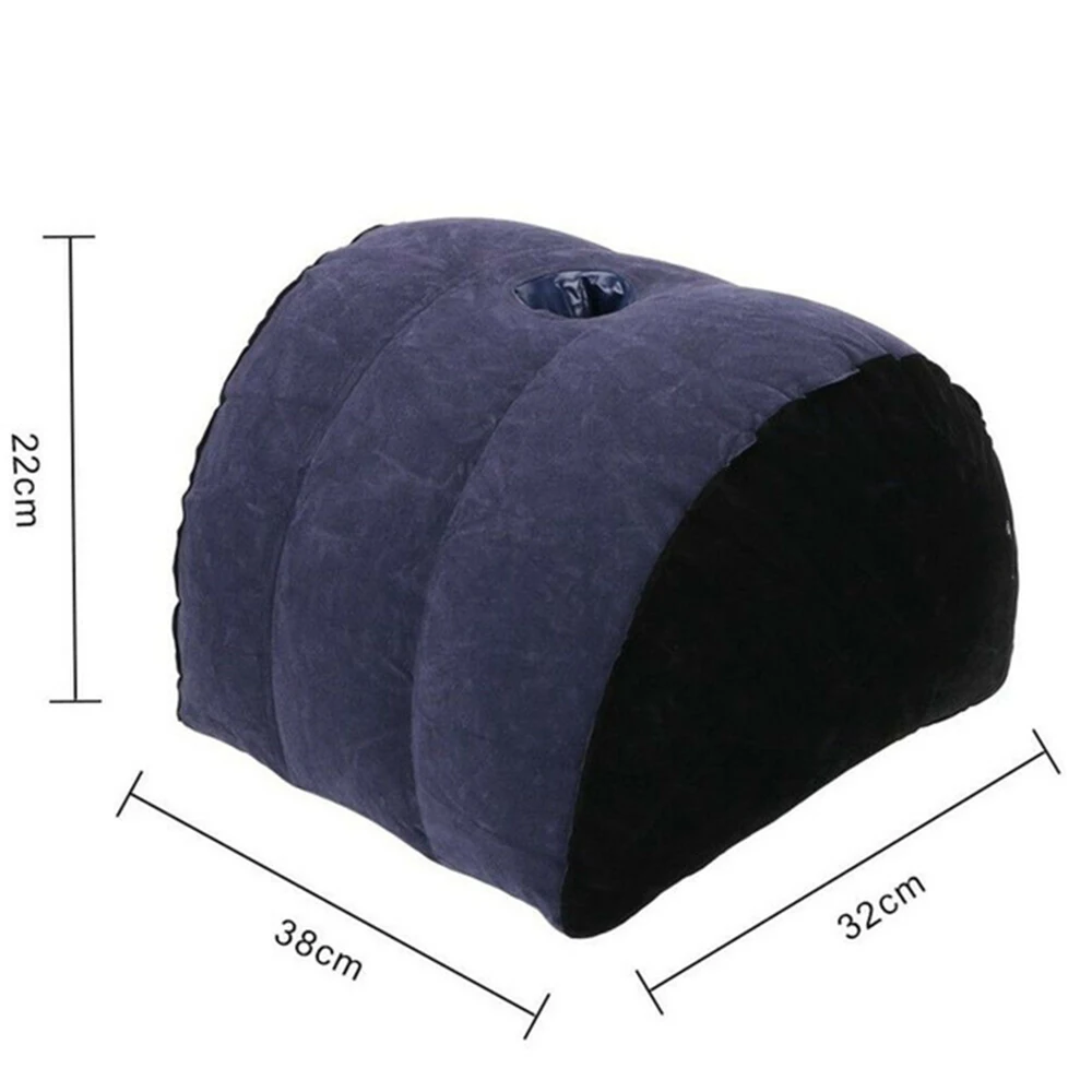 Pillow Toughage Half Moon Pillow Toy Mount For Coupe Toys Women Position Cushion Inflatable Support Night Pillow Exotic Couples