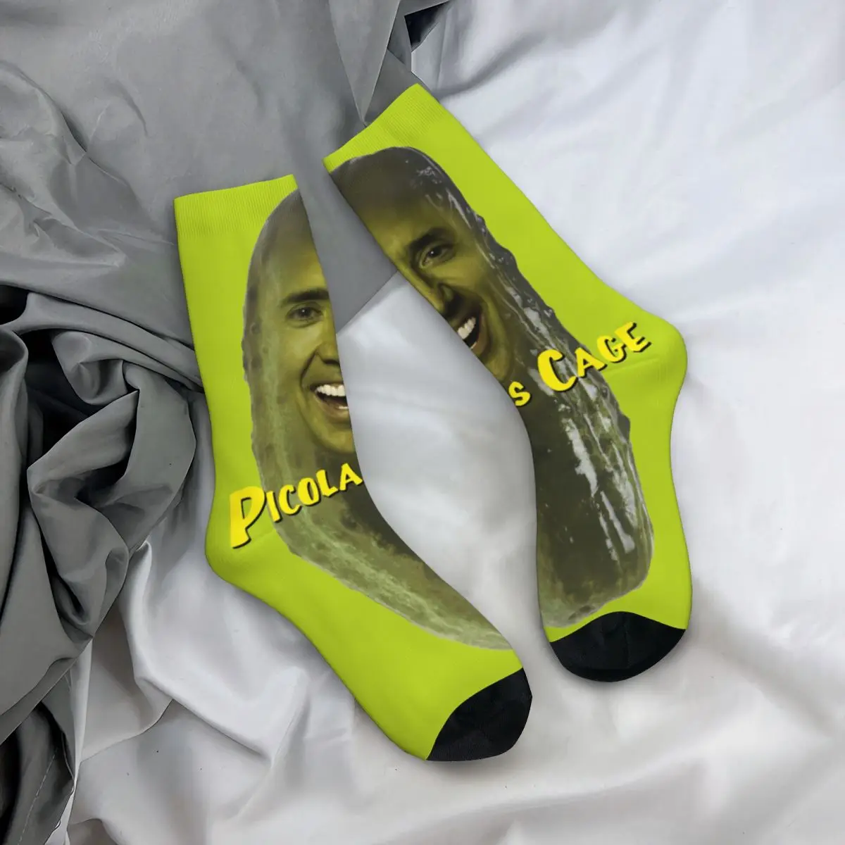 

Picolas Nicolas Cage Socks Men's Women's Casual Socks Hip Hop Spring Summer Autumn Winter Socks Gift