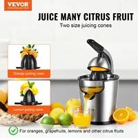 VEVOR Electric Citrus Juicer Orange Juice Squeezer with Two Size Juicing Cones 300W Orange Juice Maker with Soft Grip Handle  2