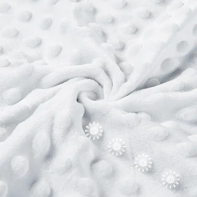 Baby Blanket with Dotted Backing, Infant Swaddles Wrap Receiving Blanket Double Layer Dotted Backing Quilt for Nursery 425F 5