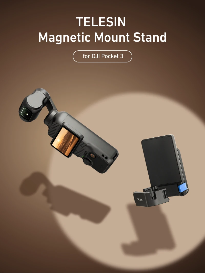 Magnetic Quick Release Suction Bracket For Pocket 3 Aluminum Alloy Stand Adapte