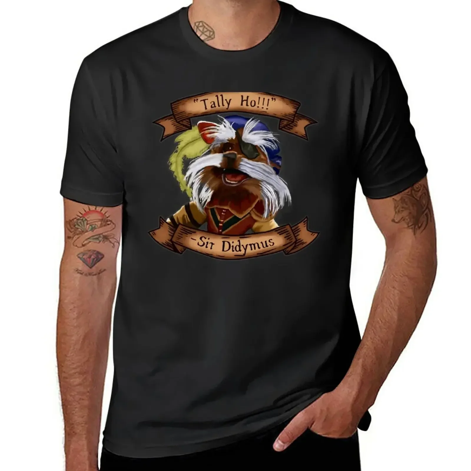

Sir Didymus T-Shirt tees kawaii clothes Men's cotton t-shirt