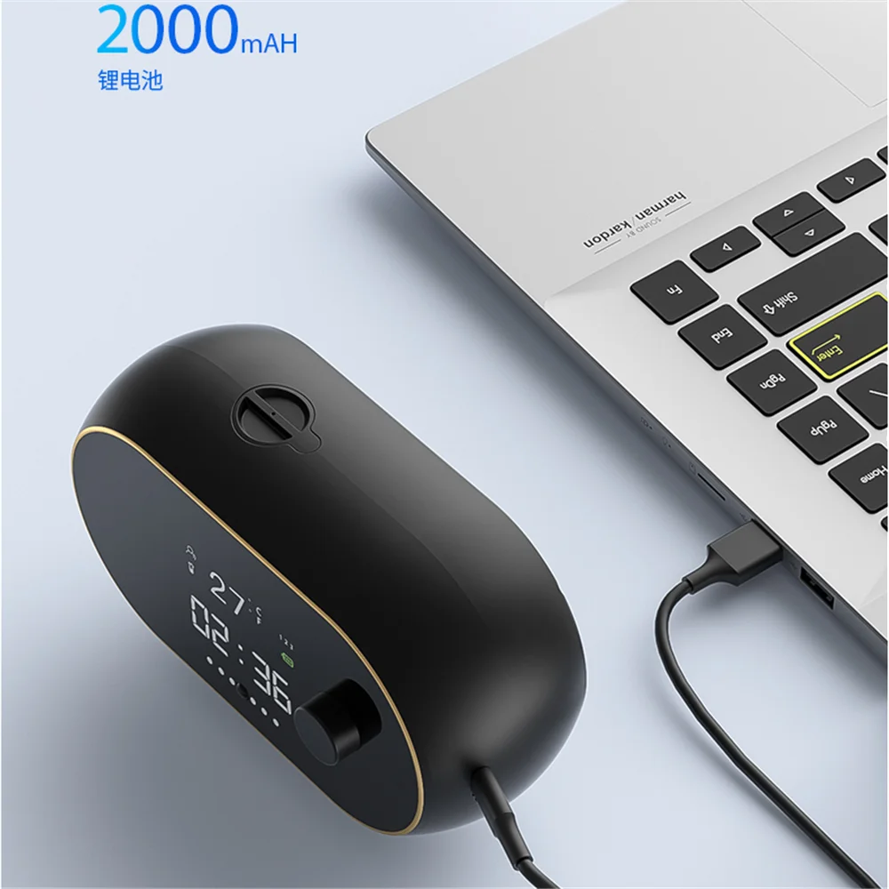 

Wall-mounted Automatic Soap Dispenser USB Charge Sensor Foam Machine LED Temperature Display Touchless Hand Sanitizer Dispenser