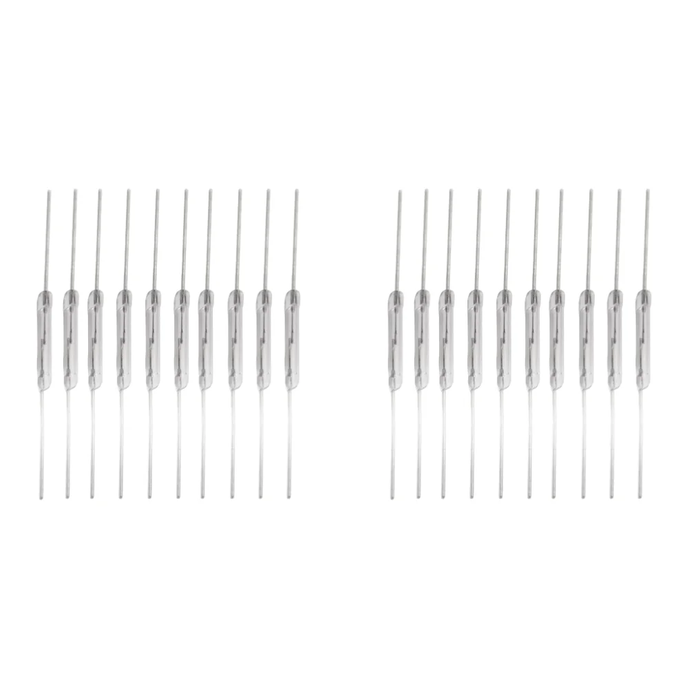 10 Pezzi Interruttore Reed Magnetico NO - Interruttore A Induzione Magnetica 2x14mm, Antivibrazione, Per Fai Da Te - Foto 7