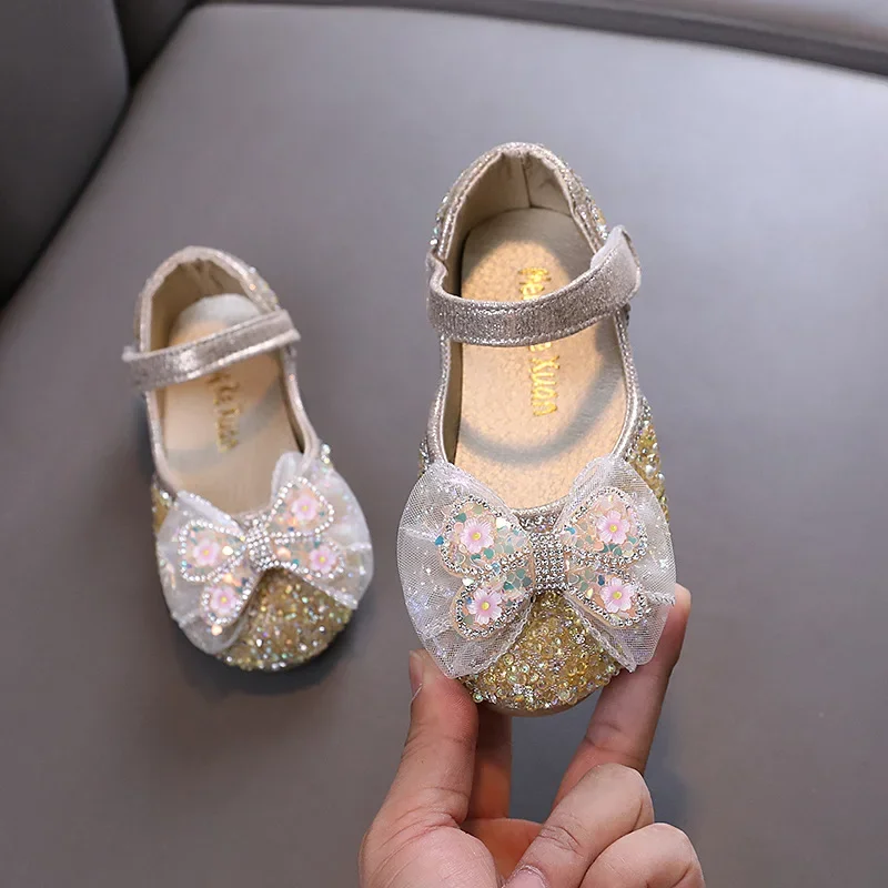 Leather Ballet Flats Shoes for Kids Girls Spring Autumn
