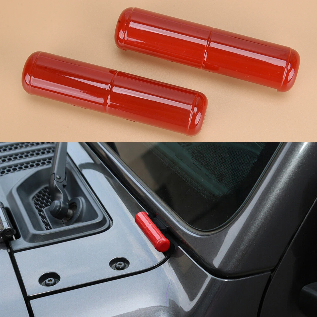 

1 пара, накладки на переднее ветровое стекло автомобиля для Jeep Wrangler JL Gladiator JT 2018 2019 2020 2021 2022