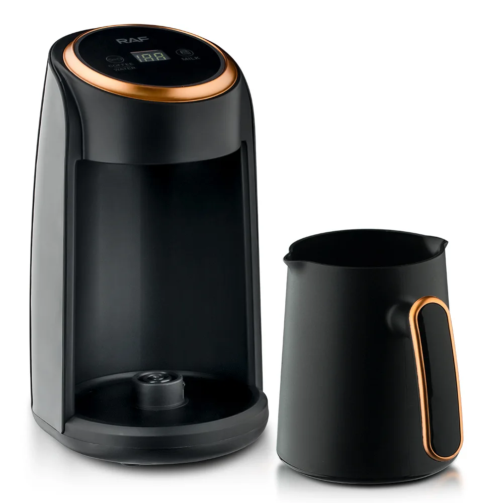 Máquina de Café Turco Elétrica Portátil Sem Fio 600W, Ideal para Viagens, Cafeteira Automática 220V