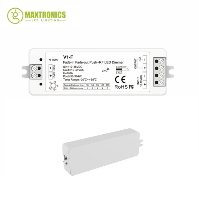 RoHS V1-F Fade-In Fade-Out PushplusRF Gradateur LED Manuel du propriétaire