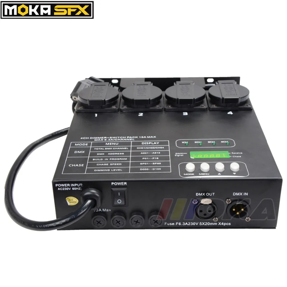 イレーションディマーパック 調光ユニット 調光器 照明 ステージ照明② ELATION（イレーション）DP415 ステージ用調光器（調光ユニット