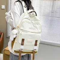 Trendy Lady Student Bag Cool Female Laptop Leisure College Backpack New Girl Travel Book Backpack Fashion Women Nylon School Bag 1