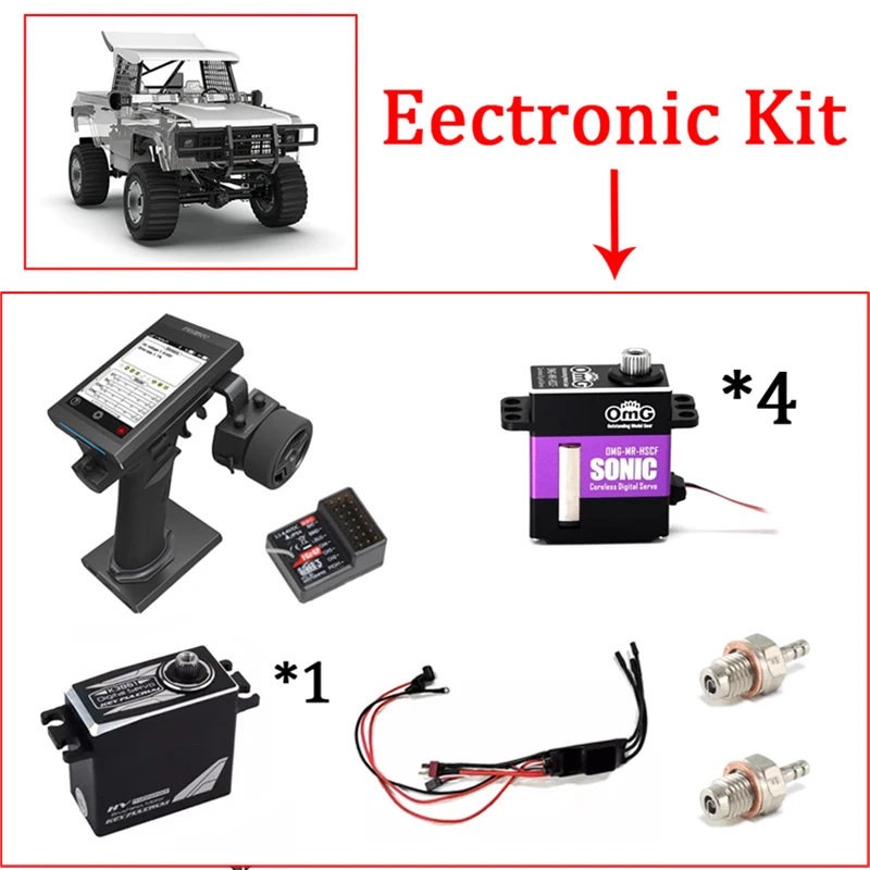 Toyan Rc Car Electronic Starter Kit Servo/Esc/Kit Di Apparecchiature Elettroniche Per Candele
