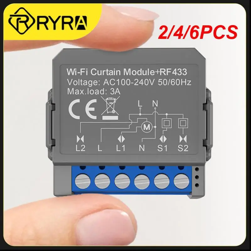 

Умный модуль современного дизайна, энергосберегающая автоматизация, улучшенная безопасность и конфиденциальность, бесшовная интеграция умного дома Tuya, 2/4/6 шт.