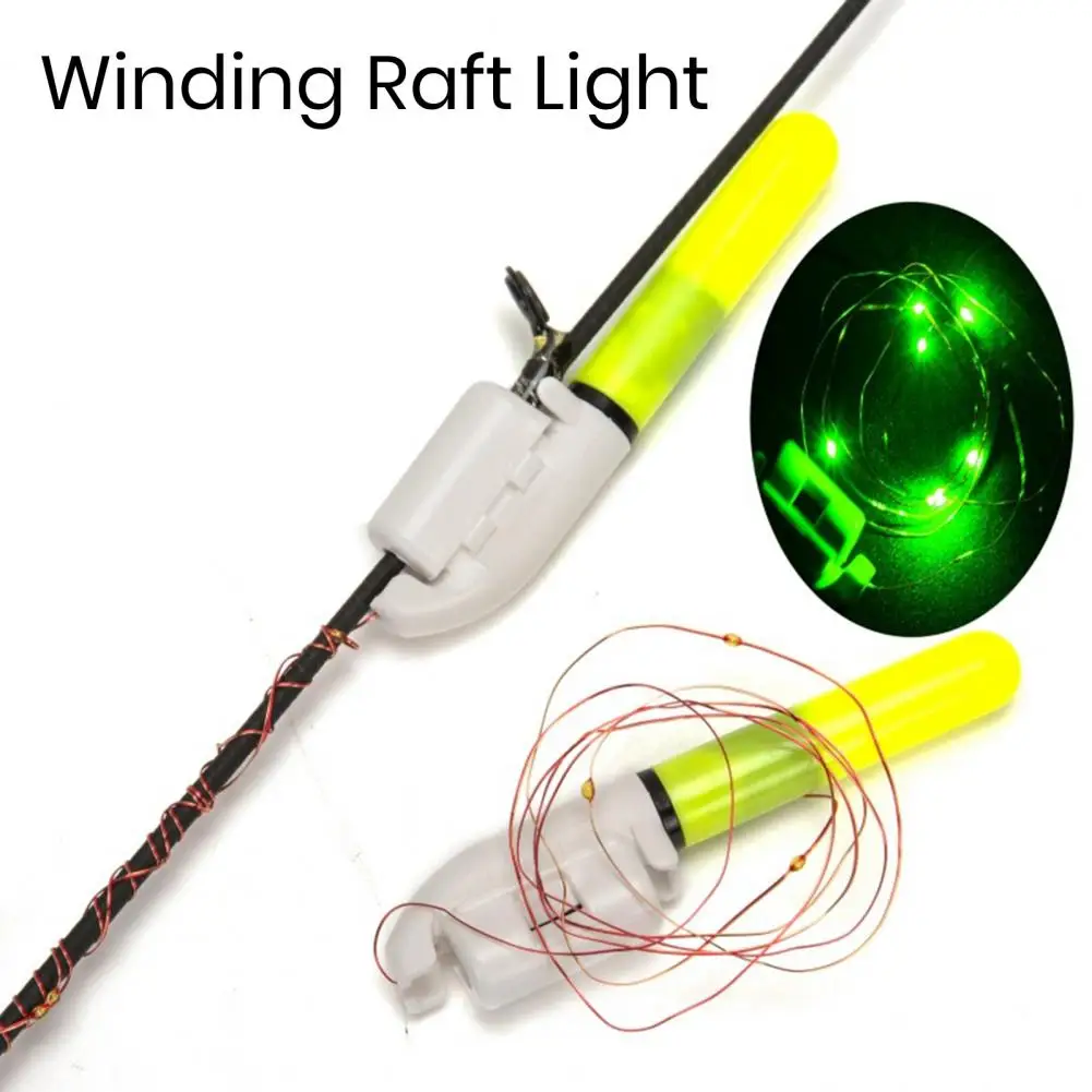 Fishing Rod Luminous Light Waterproof Rod Luminous Stick Battery-operated  Fishing Pole Glow Stick LED Light Fishing Supplies