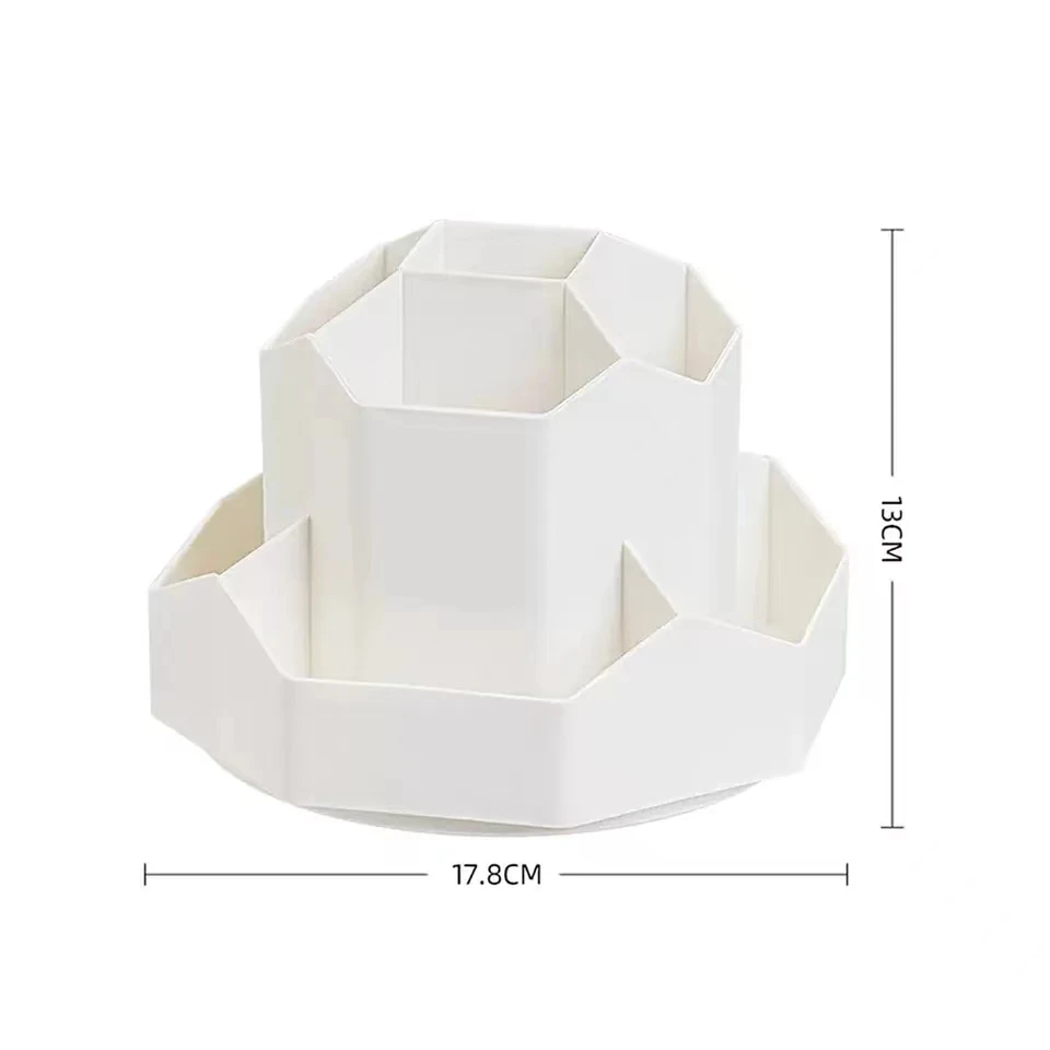 360 Degree Rotating Brush Holder Stationery Stand Rotatable Desktop Organiser Cosmetic Organiser Lipstick Holder makeup organizer,pen holder,pen and brush holder,desk organizer,brush holder,desk storage rack