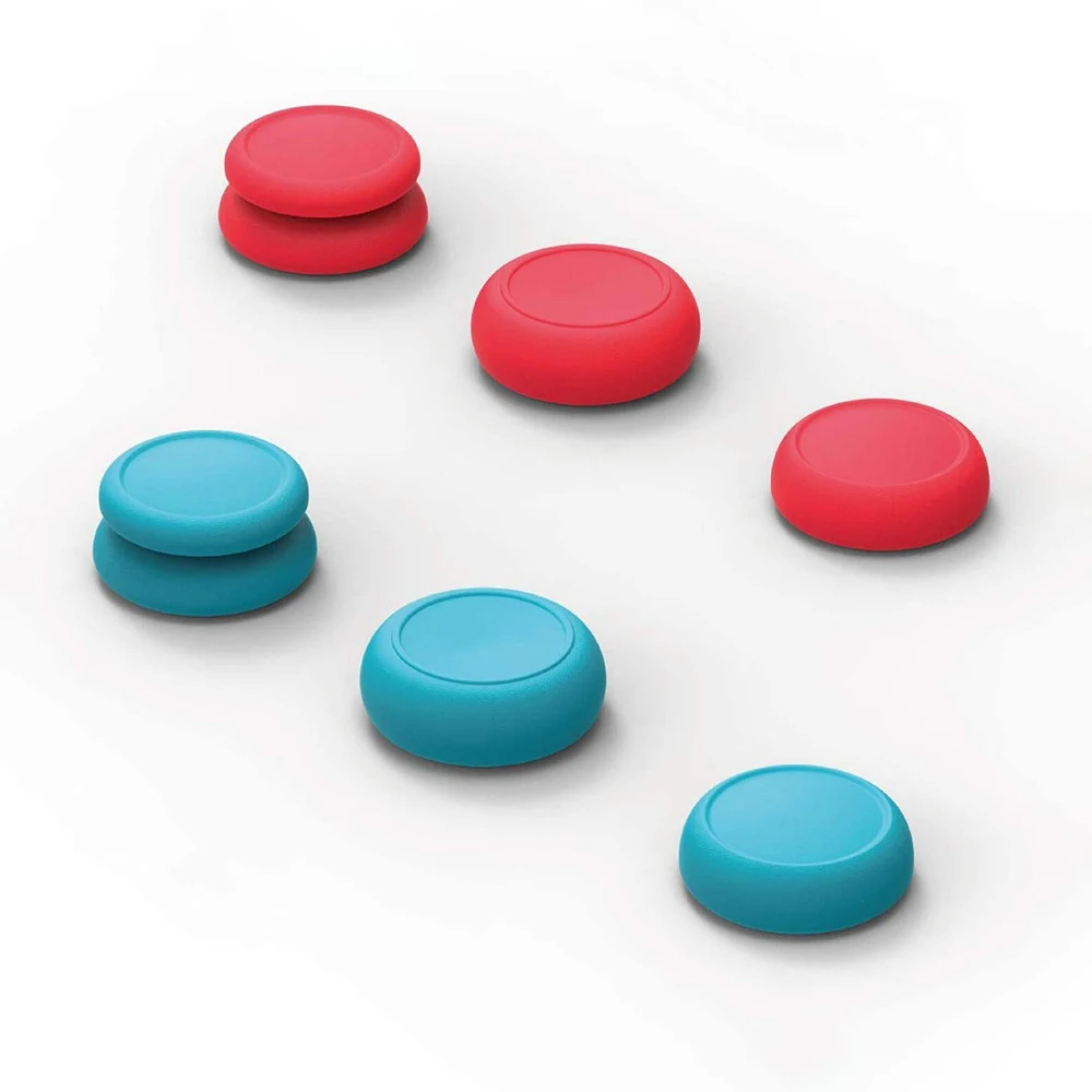 6Pcs Skull Analog Thumb Grip Caps Compatibili Con Nintendo Switch Oled/Switch Lite/Switch Joy-Con Controller Cover Protettiva