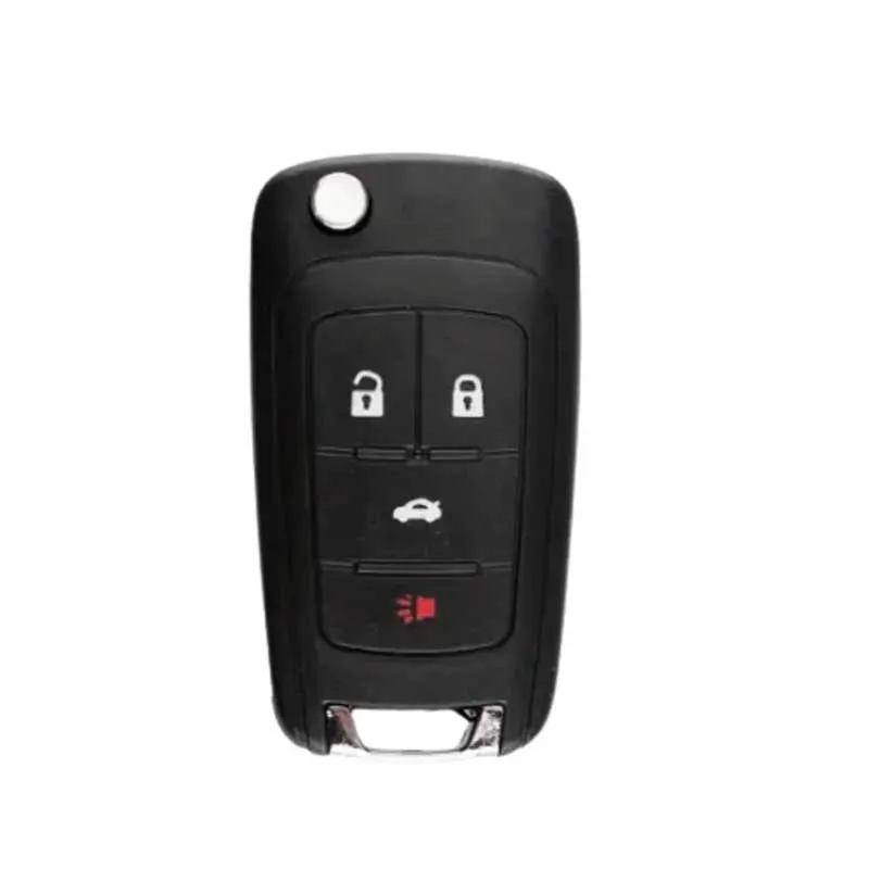 Car Key Shell for Chevrolet Buick Vehicle Folding Flip Remote Control Replacement