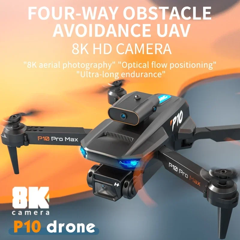 2024 P10 드론, 고화질 카메라 및 WiFi FPV, 고화질 듀얼 폴딩 RC 쿼..
