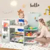 Kids Grocery Store Playset with Vending Machine Checkout Counter Coffee Maker 4
