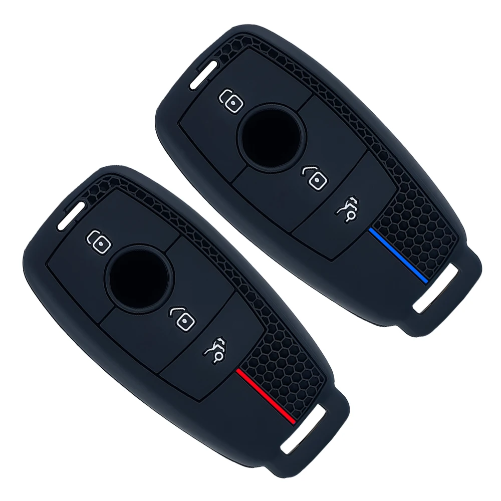 메르세데스 벤츠 A C E S G 클래스 GLC CLE CLA GLB GLS GLA W177 W205 W213 W222 X167용 실리콘 자동차 리모컨 키 케이스 커버