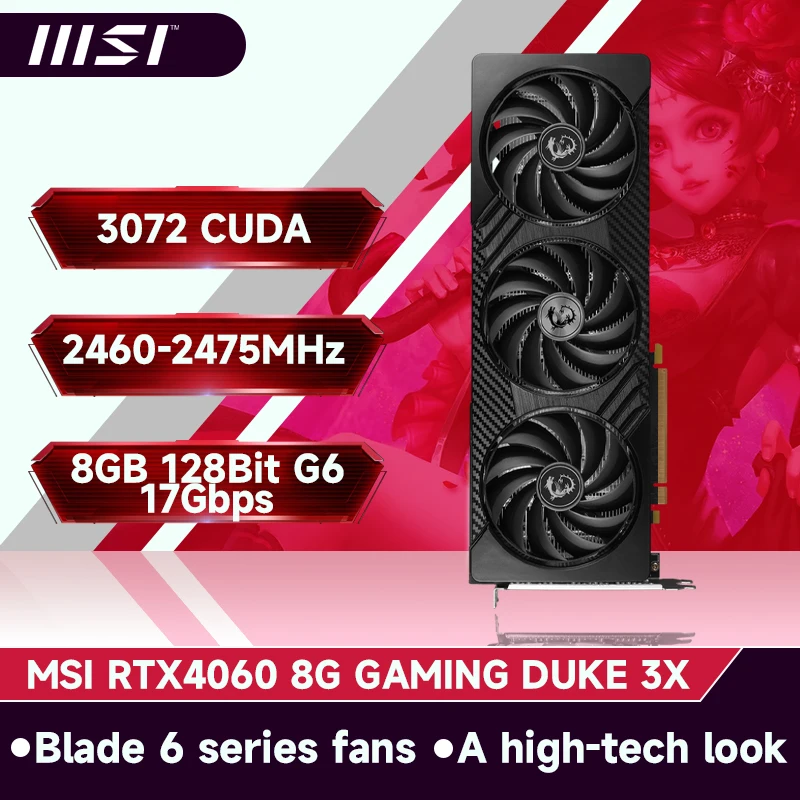 デスクトップビデオカード,8GB,2475MHz, 128ビット,5nm,RTX 4060, RTX 