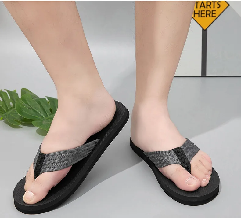 Quick- Dry Hidden Middle Finger Slippers Figure with Legs Flip Flops Parody Middle Finger Beach Summer Comfort Non Slip Sandal
