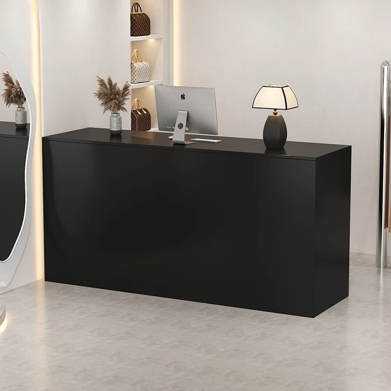 Moderno Banco Reception Bar Salon Counter Cassiere Tavolo Piccolo Checkout Standing Restaurant Comptoir Caisse Mobili Per Reception