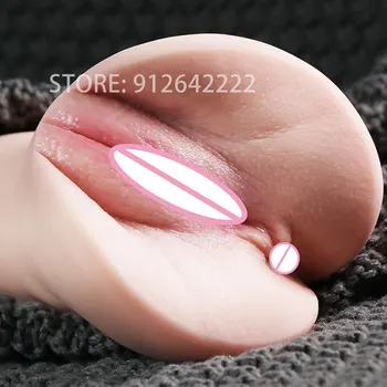 18+ Pocket Pussy Realistic Silicone Vagina Sucking Cup Male Masturbator Oral Real Anal Erotic Adult Sex Toys for man Sex Product 2