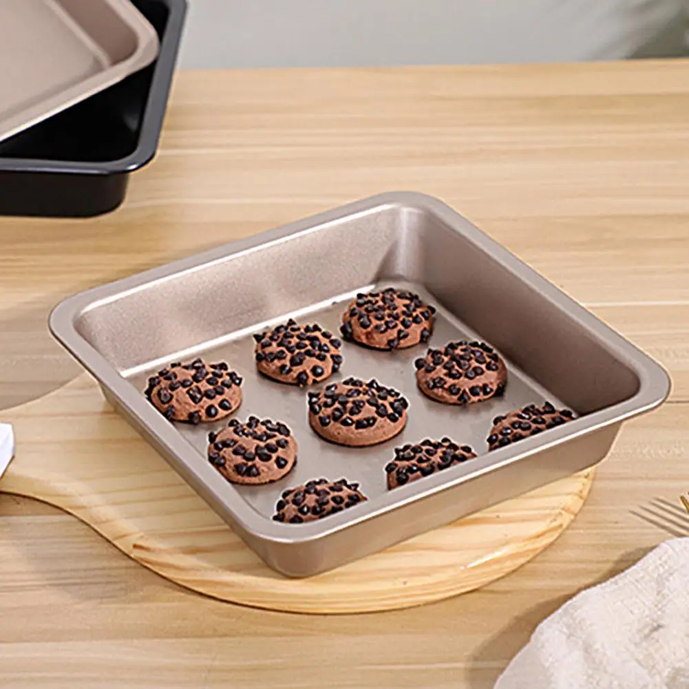 7/8 inch Roasting Pan Heat-Resistant Square Baking Pan Non-stick