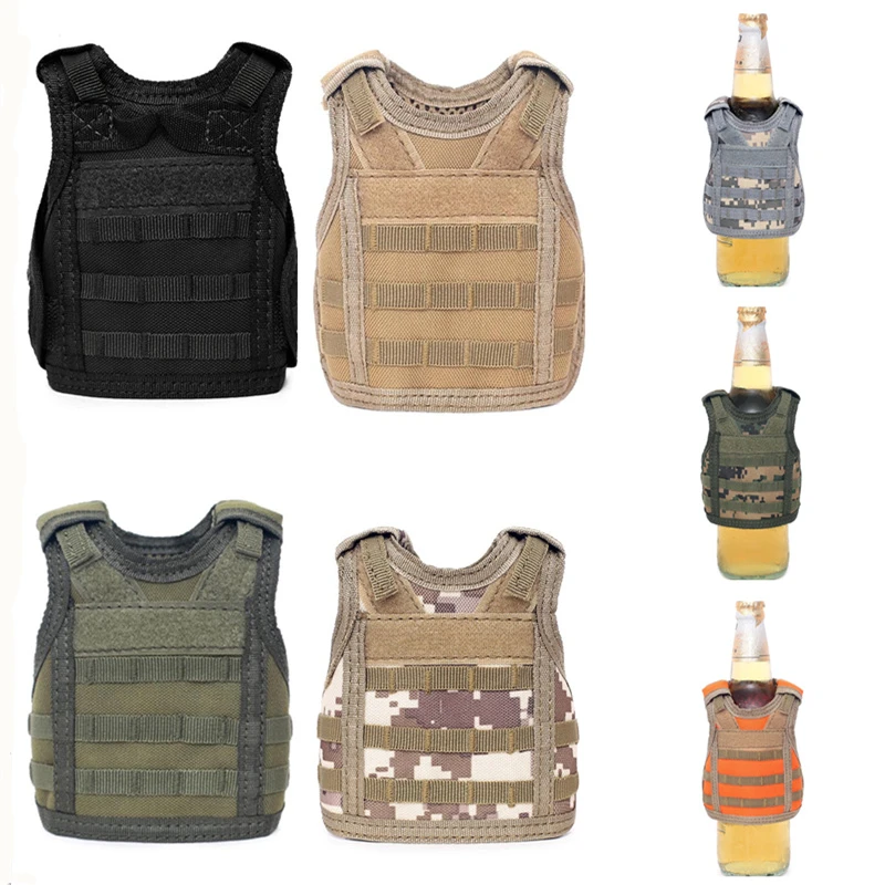 Beer Vest Military Mini Tactical Premium Beer Bottle Pouch Molle Vest