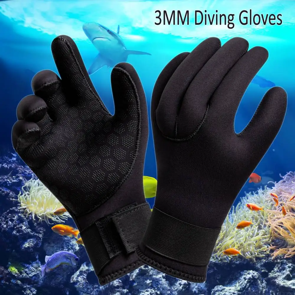 

3mm Scuba Diving Surfing Gloves Wetsuit Gloves Thermal Anti Slip Neoprene For Spearfishing Swimming Rafting Kayaking Paddling