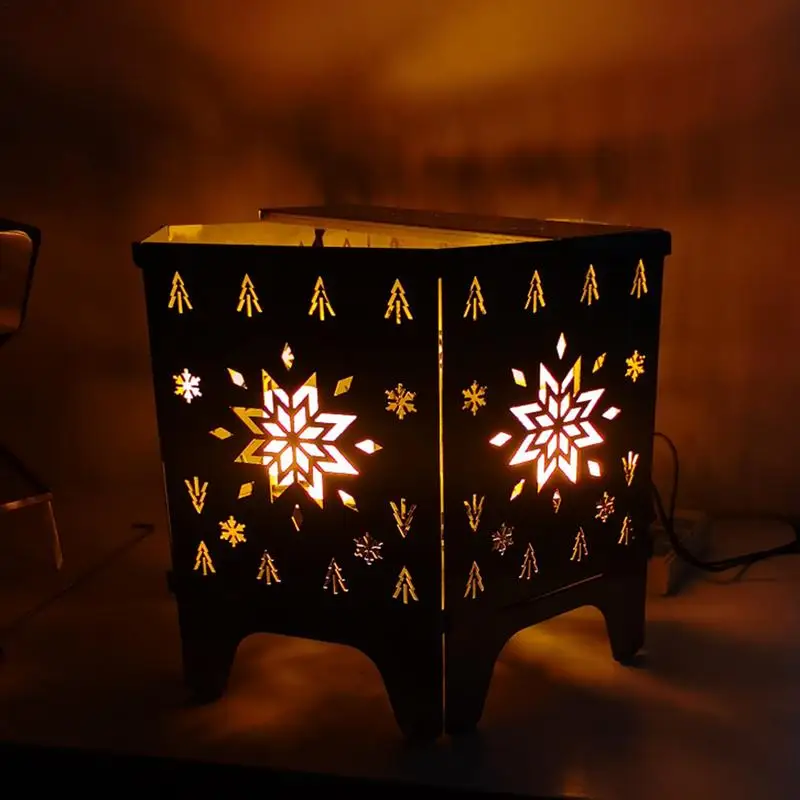 

Camping Stove Wood Stainless Steel Tent Stove Portable Wood Burning Backpacking Stove Foldable For Outdoor BBQ Picnic Camping