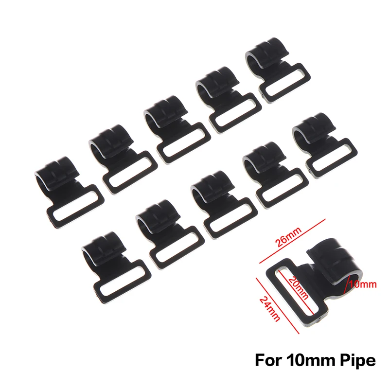 10-Piece Outdoor Camping Lanyard Snap Clip Hook Set