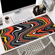 

Strata Liquid 90x40 Mouse Pad Computer Laptop Anime Keyboard Mouse Mat XXL Large Mousepad Keyboards Gamers Decoracion Desk Mat