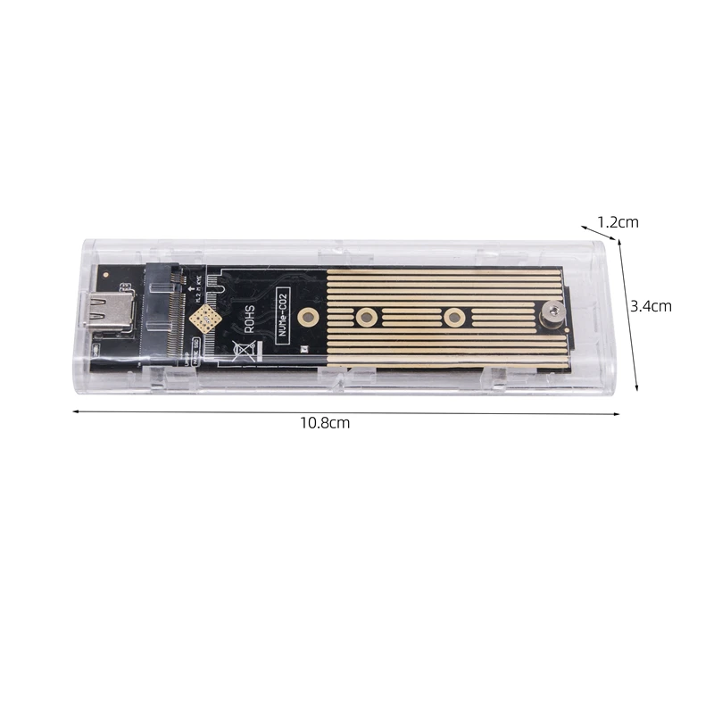 M2 SSD Ŭ  ܺ  M.2 SSD ڽ, JMS583 NVME Ŭ, RTL9210B   M2 ̽, 2230 2280 SSD