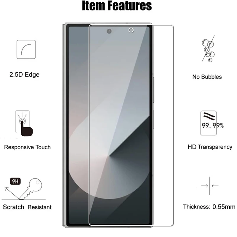Premium HD Crystal 9H Transparent Tempered Glass Screen Protector