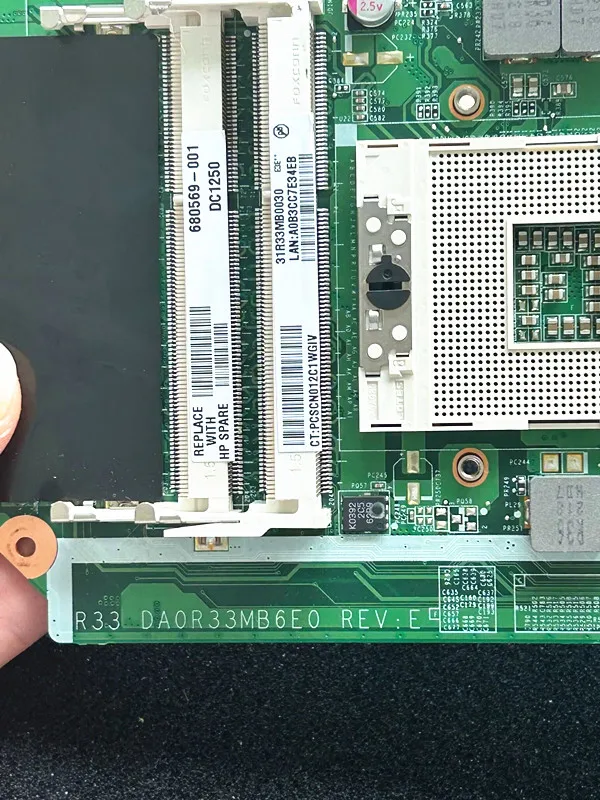 Placa-mãe Portátil para hp Pavilion 680569001 680569501 G42000 G6-2000 G7-2000 Da0r33mb6e0 - Imagem 2