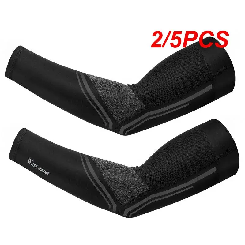 2/5PCS Summer Sun Protection Ice Silk Sunscreen Leg Cover Cycling Leg Cover Quick-drying Sports Basketball Knee Guard Outdoor