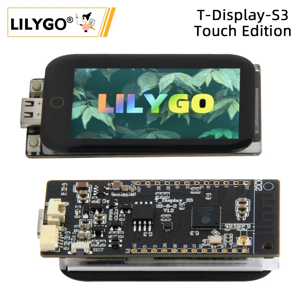 LILYGO-T-Display-S3-Touch-Edition-ESP32-S3-Development-Board-1-9-inch ...
